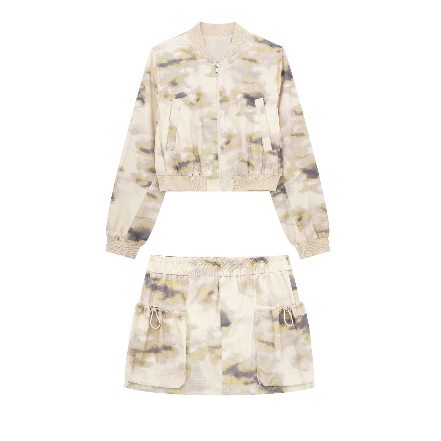 Mini Skirt Short Jacket Suit