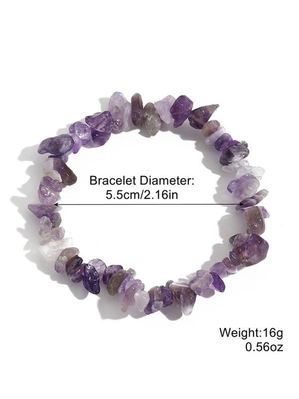Bohemian Colorful Gravel Bracelet Natural Stone Bracelet