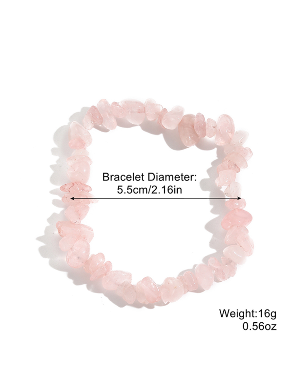 Bohemian Colorful Gravel Bracelet Natural Stone Bracelet